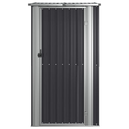 Capanno da Giardino Antracite 118,5x97x209,5 cm Acciaio Zincato