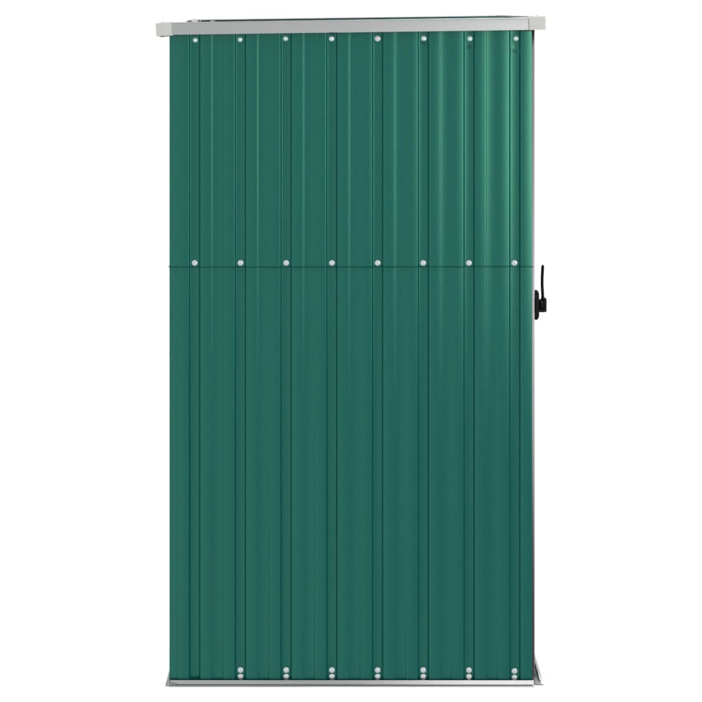 Capanno per Attrezzi Verde 88x89x161 cm in Acciaio Zincato