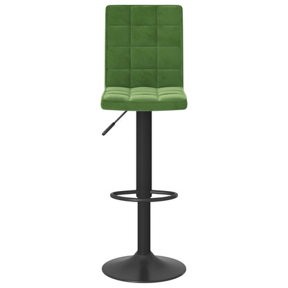 Sgabelli da Bar 2 pz Verde Scuro in Velluto