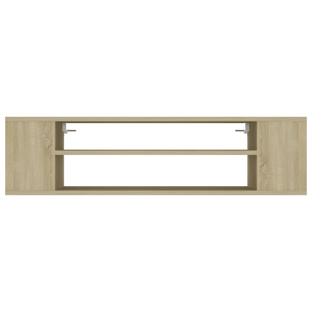 Mobile TV Pensile Rovere Sonoma 100x30x26,5cm Legno Multistrato