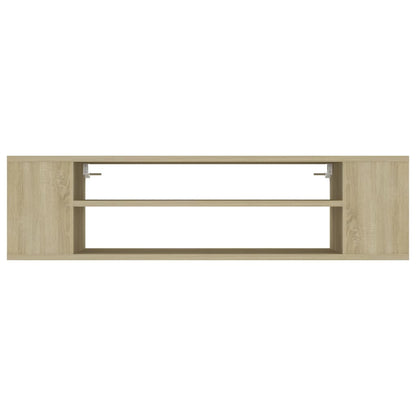 Mobile TV Pensile Rovere Sonoma 100x30x26,5cm Legno Multistrato