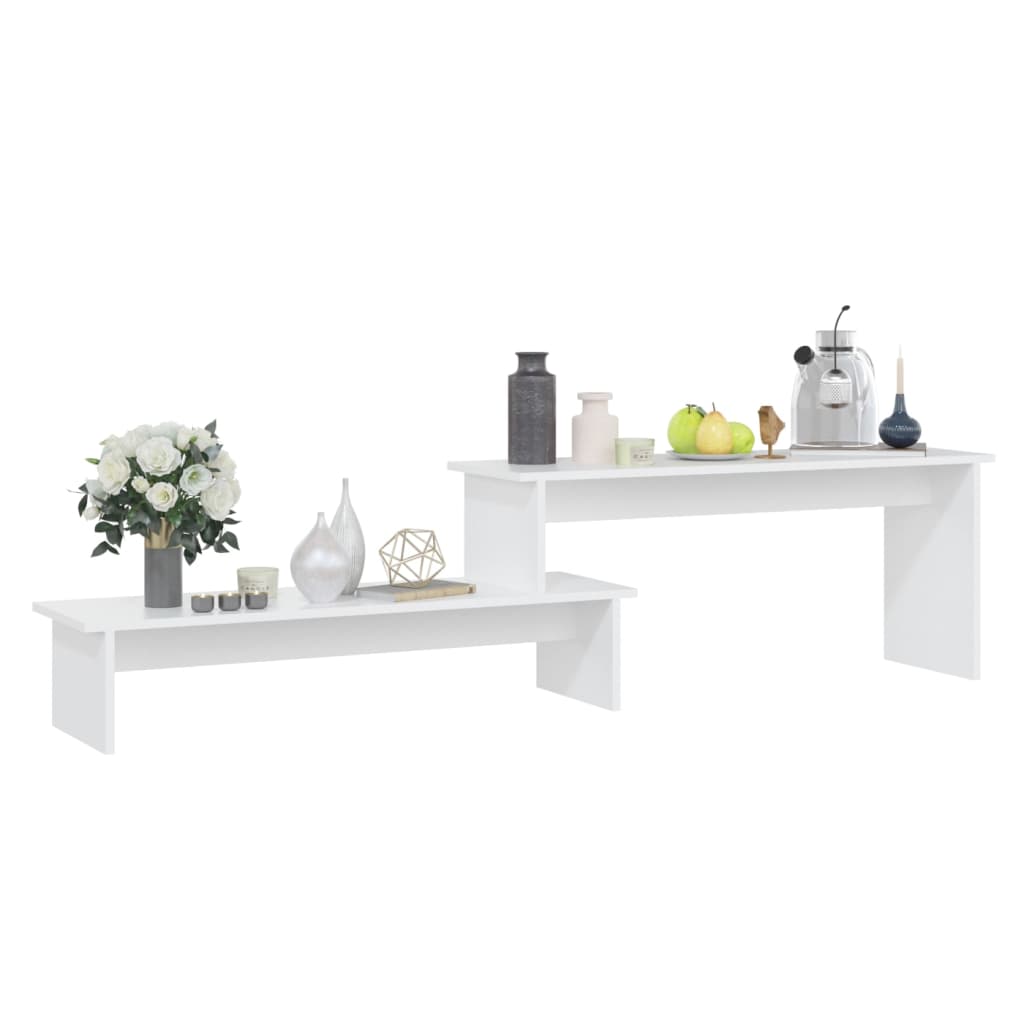 Mobile Porta TV Bianco 180x30x43 cm in Legno Multistrato