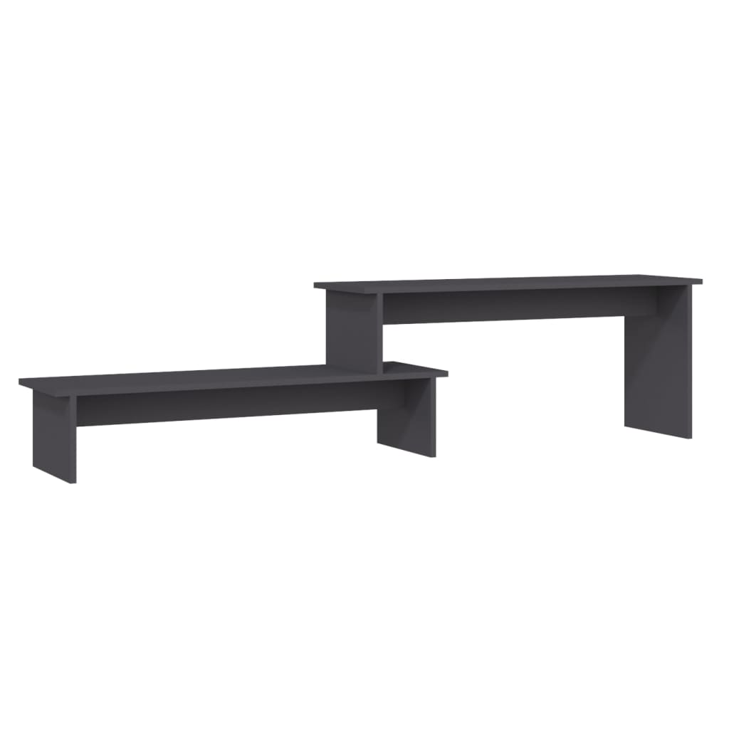 Mobile Porta TV Grigio 180x30x43 cm in Legno Multistrato