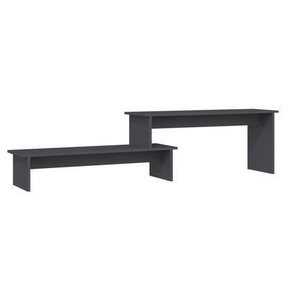 Mobile Porta TV Grigio 180x30x43 cm in Legno Multistrato