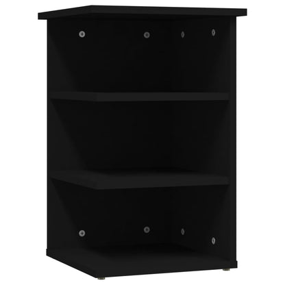 Credenza Nera 35x35x55 cm in Legno Multistrato