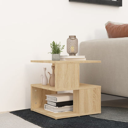 Tavolino Rovere Sonoma 40x40x40 cm in Legno Multistrato