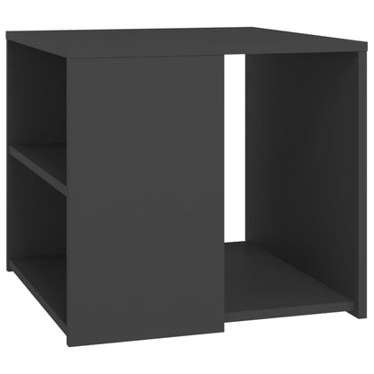 Tavolino Grigio 50x50x45 cm in Legno Multistrato