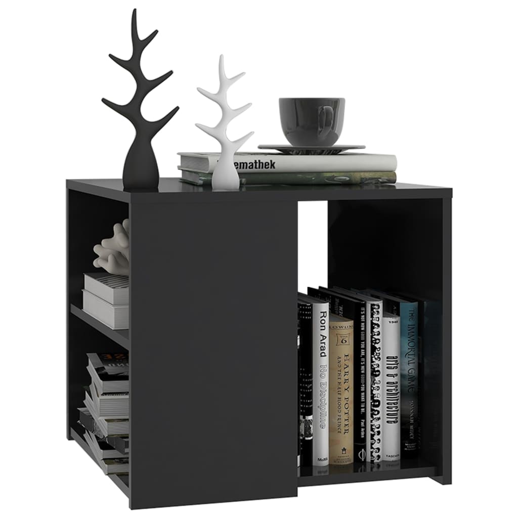 Tavolino Grigio 50x50x45 cm in Legno Multistrato