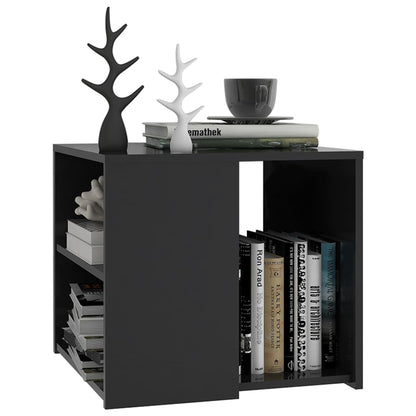 Tavolino Grigio 50x50x45 cm in Legno Multistrato