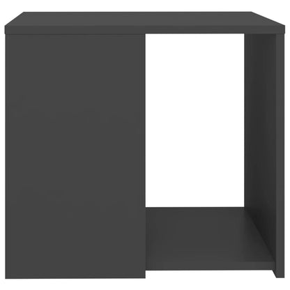 Tavolino Grigio 50x50x45 cm in Legno Multistrato