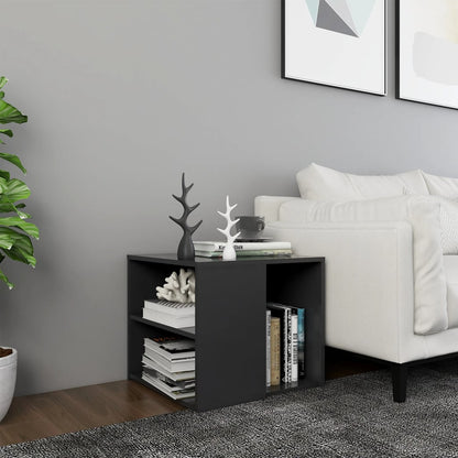 Tavolino Grigio 50x50x45 cm in Legno Multistrato