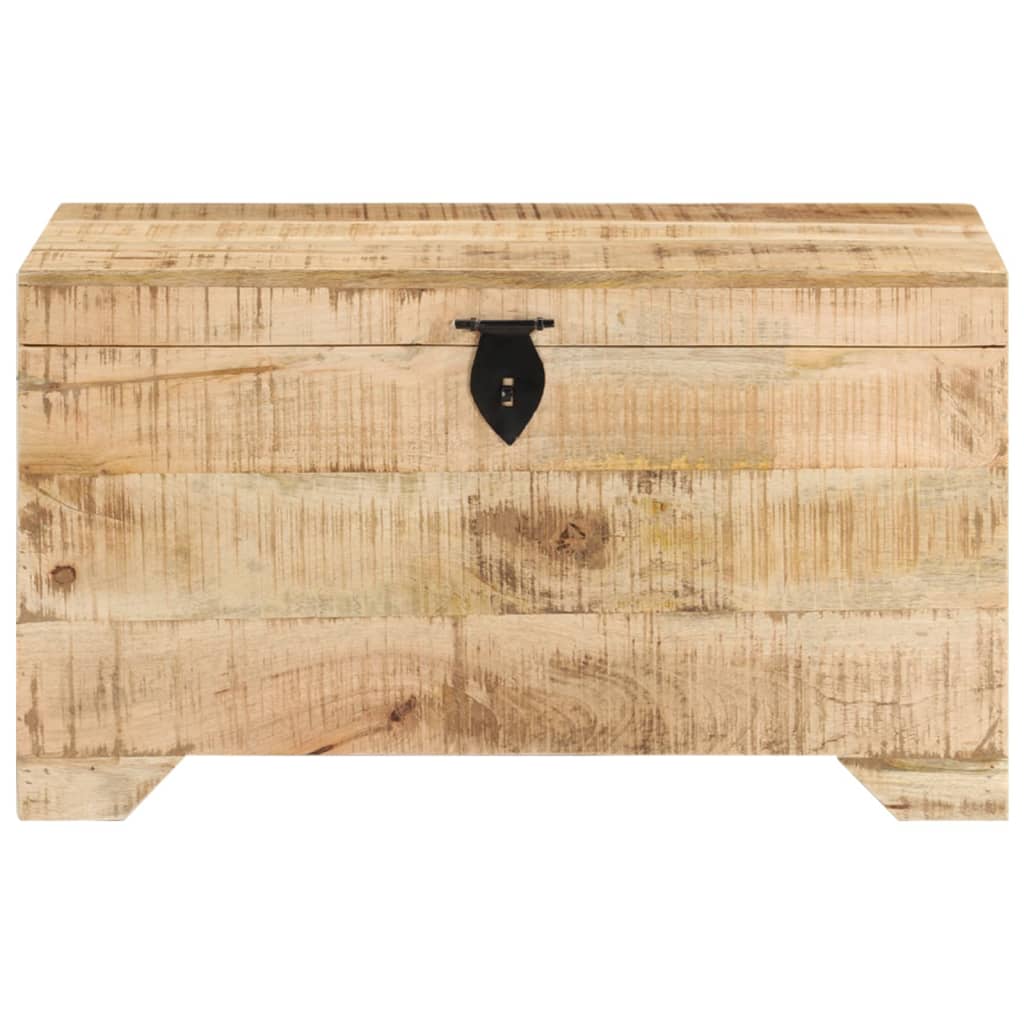 Cassapanca in Legno Massello di Mango Ruvido