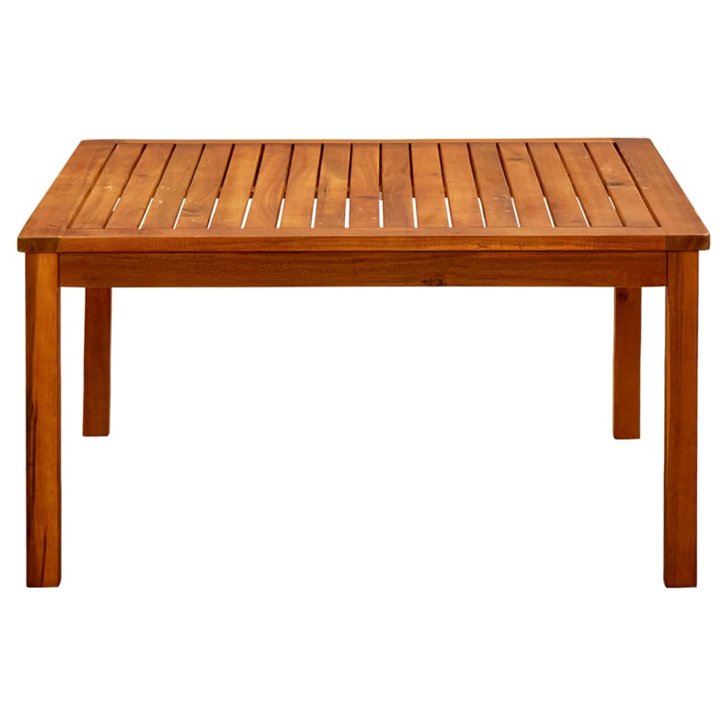 Tavolino da Giardino 85x85x45 cm in Legno Massello di Acacia