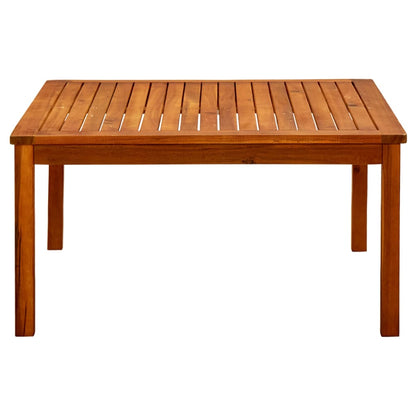 Tavolino da Giardino 85x85x45 cm in Legno Massello di Acacia