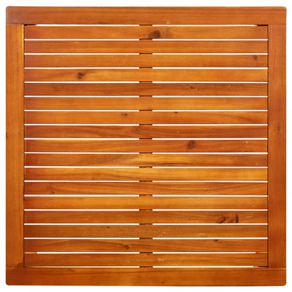 Tavolino da Giardino 85x85x45 cm in Legno Massello di Acacia