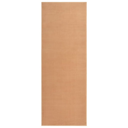 Tappeto Lungo in BCF Beige 100x250 cm