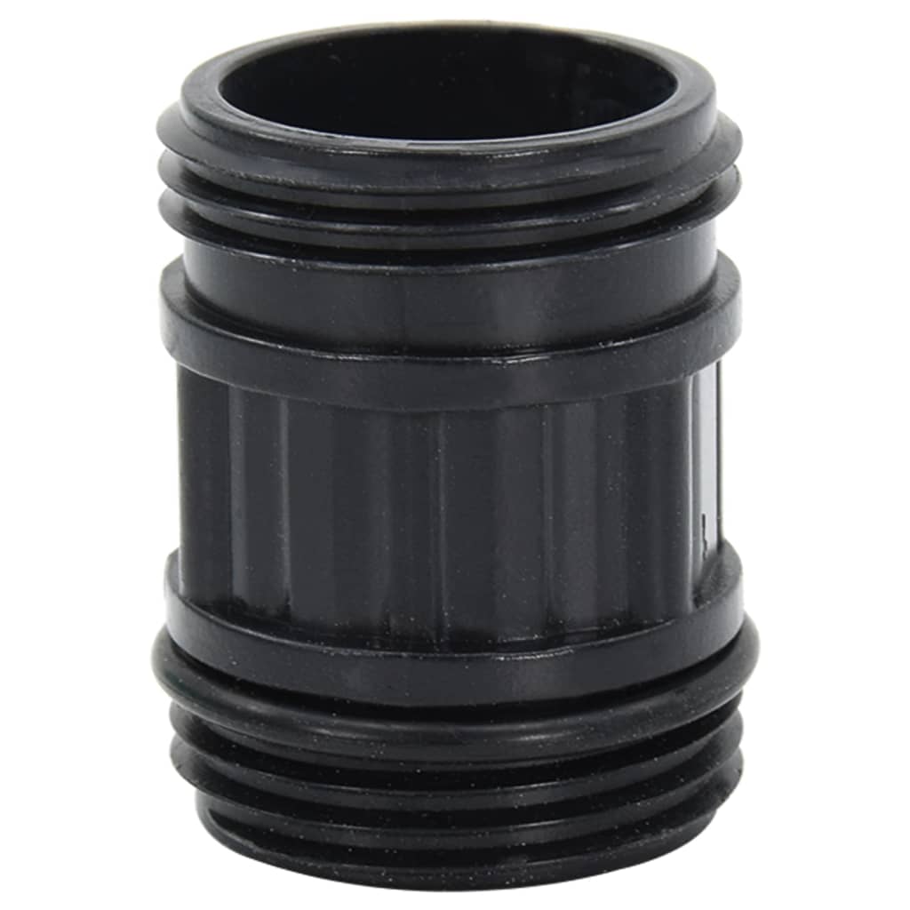 Tubo di Aspirazione con Raccordi in Ottone Nero 1" 7 m in PVC