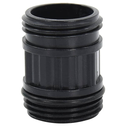 Tubo di Aspirazione con Raccordi in Ottone Nero 1" 7 m in PVC