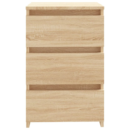 Comodini 2 pz Rovere Sonoma 40x35x62,5 cm in Legno Multistrato