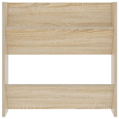 Scarpiera a Muro Rovere Sonoma 60x18x60 cm in Legno Multistrato