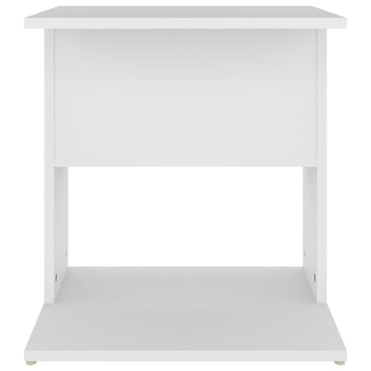 Tavolino Bianco 45x45x48 cm in Legno Multistrato