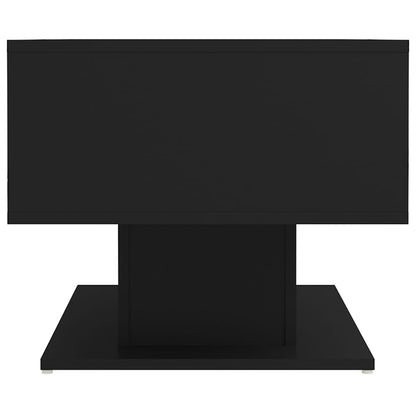 Tavolino da Salotto Nero 103,5x50x44,5cm in Legno Multistrato