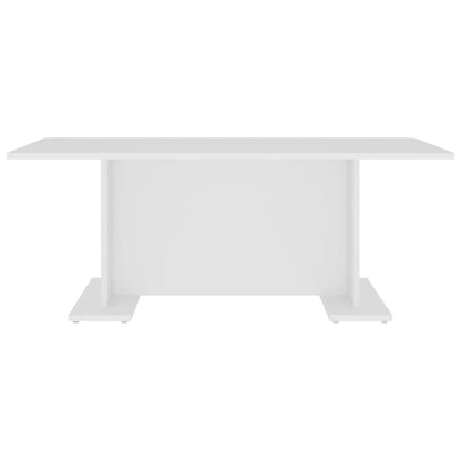 Tavolino da Salotto Bianco 103,5x60x40 cm in Legno Multistrato