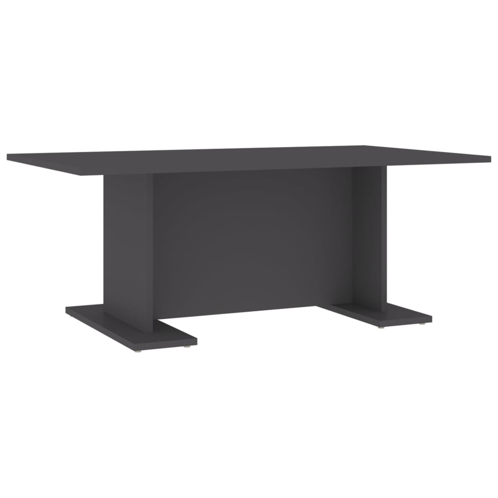 Tavolino da Salotto Grigio 103,5x60x40 cm in Legno Multistrato