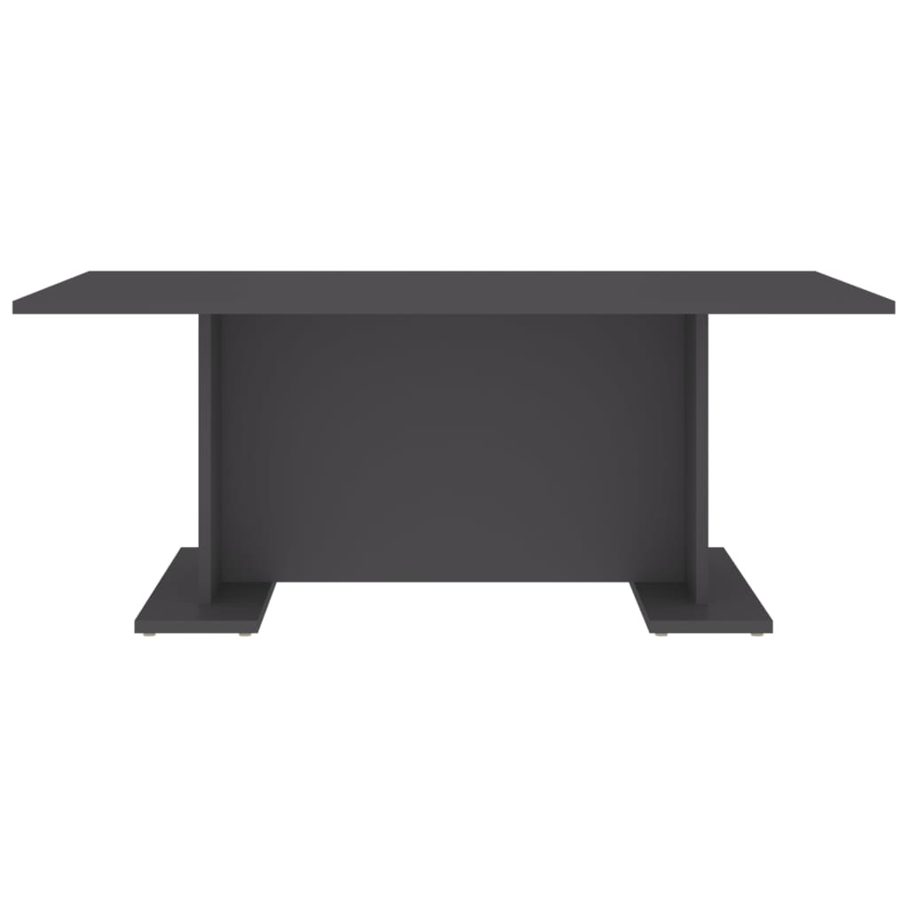 Tavolino da Salotto Grigio 103,5x60x40 cm in Legno Multistrato