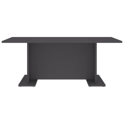 Tavolino da Salotto Grigio 103,5x60x40 cm in Legno Multistrato