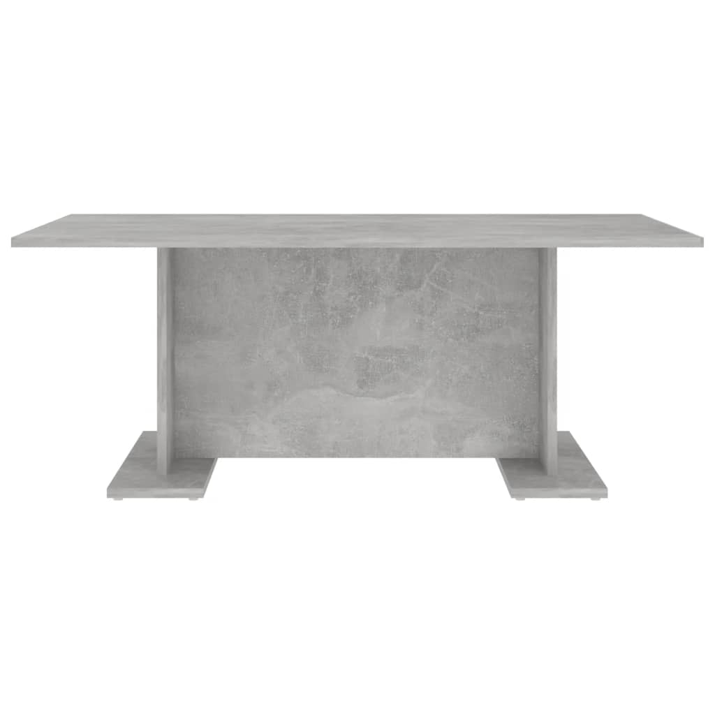 Tavolino Salotto Grigio Cemento 103,5x60x40cm Legno Multistrato