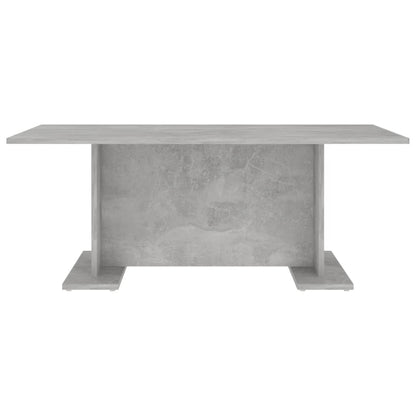 Tavolino Salotto Grigio Cemento 103,5x60x40cm Legno Multistrato