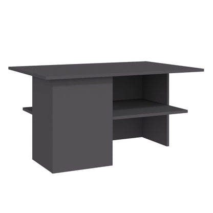 Tavolino da Salotto Grigio 90x60x46,5 cm in Legno Multistrato