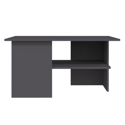 Tavolino da Salotto Grigio 90x60x46,5 cm in Legno Multistrato