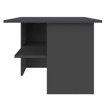 Tavolino da Salotto Grigio 90x60x46,5 cm in Legno Multistrato