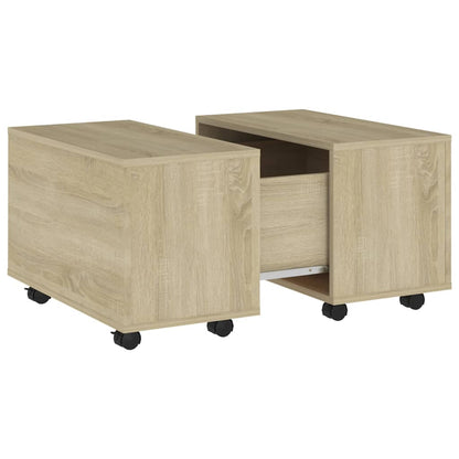 Tavolino da Salotto Rovere Sonoma 60x60x38 cm Legno Multistrato
