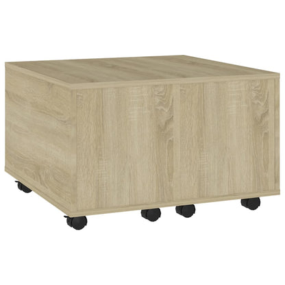 Tavolino da Salotto Rovere Sonoma 60x60x38 cm Legno Multistrato