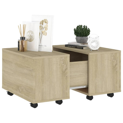 Tavolino da Salotto Rovere Sonoma 60x60x38 cm Legno Multistrato