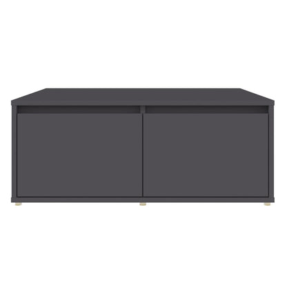 Tavolino da Salotto Grigio 80x80x31 cm in Legno Multistrato