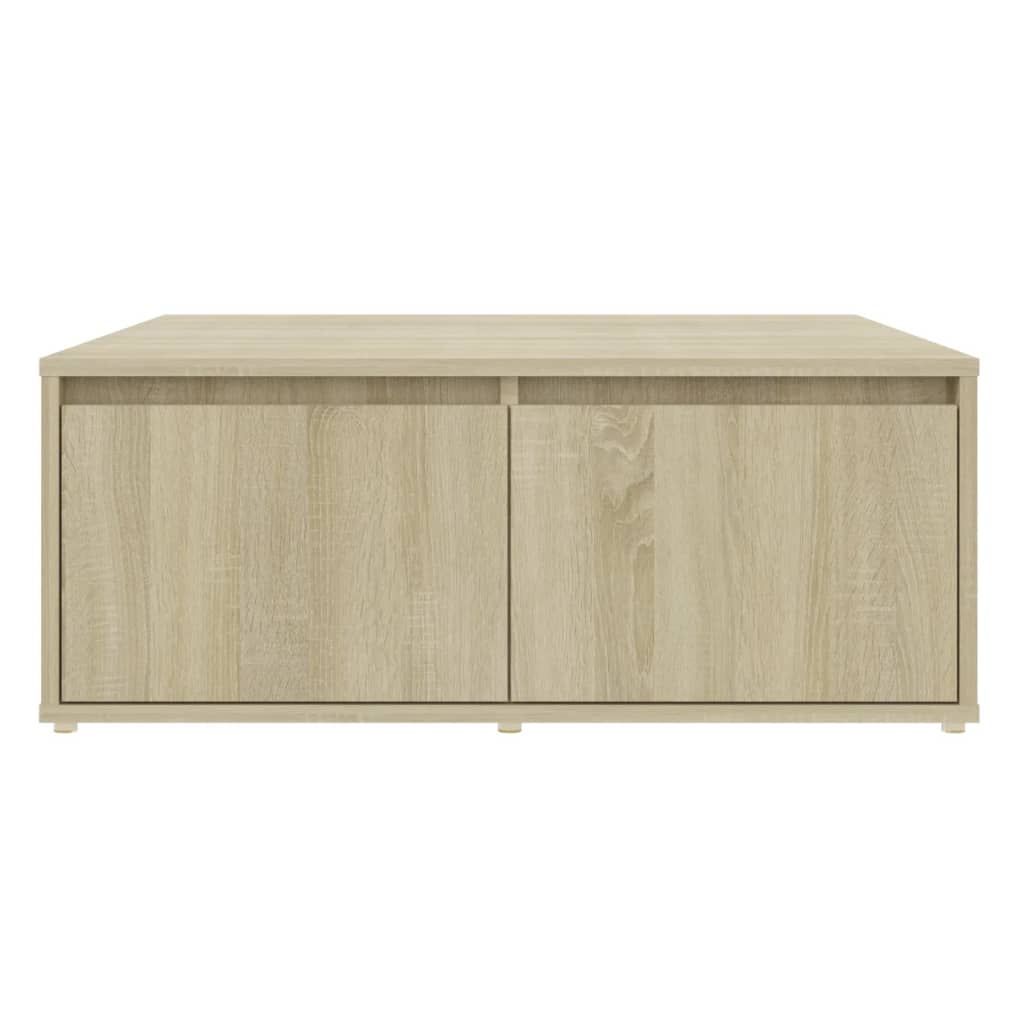 Tavolino da Salotto Rovere Sonoma 80x80x31 cm Legno Multistrato