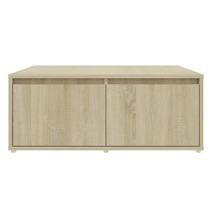 Tavolino da Salotto Rovere Sonoma 80x80x31 cm Legno Multistrato