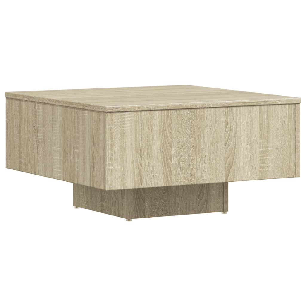 Tavolino Salotto Rovere Sonoma 60x60x31,5 cm Legno Multistrato