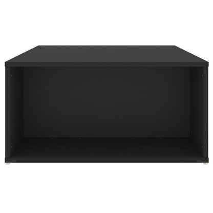 Tavolino da Salotto Nero 90x67x33 cm in Legno Multistrato