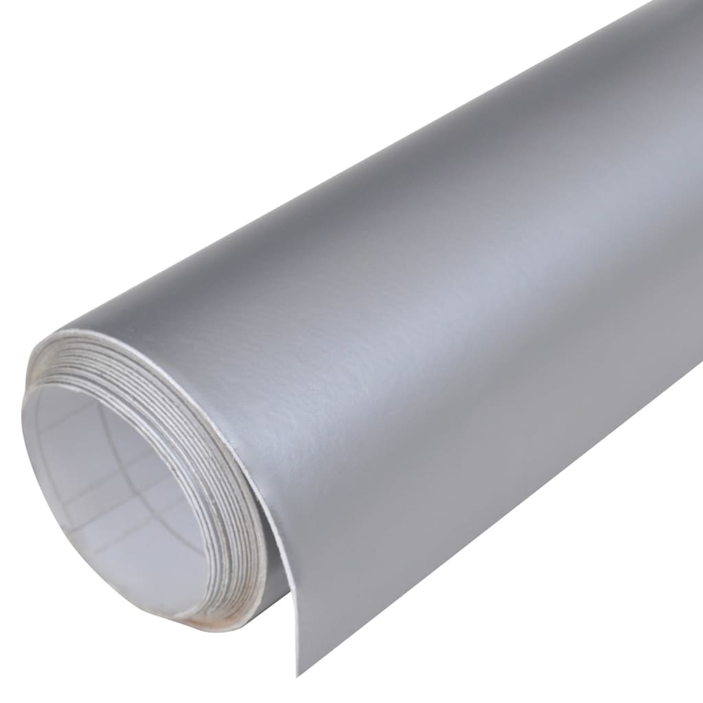 Pellicole per Auto 2pz Argento Opaco 100x150cm + 50x150cm