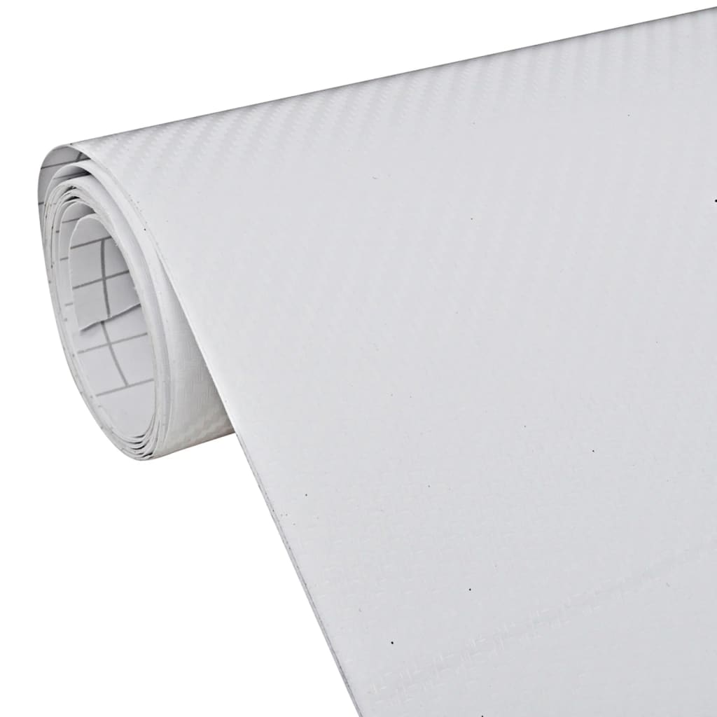 Pellicole per Auto 2 pz 3D Bianche 100x150 cm+50x150 cm