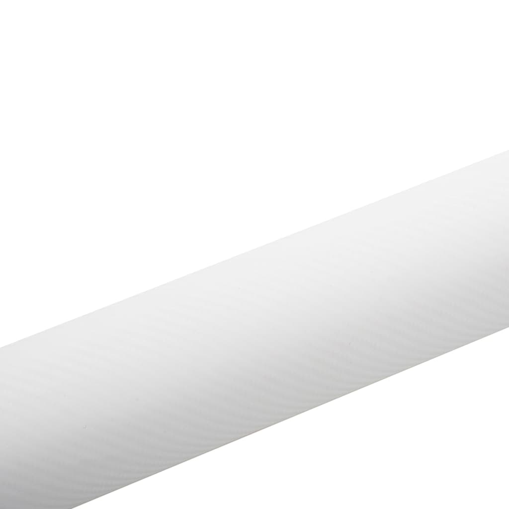 Pellicole per Auto 2 pz 4D Bianco 100x150 cm+50x150 cm