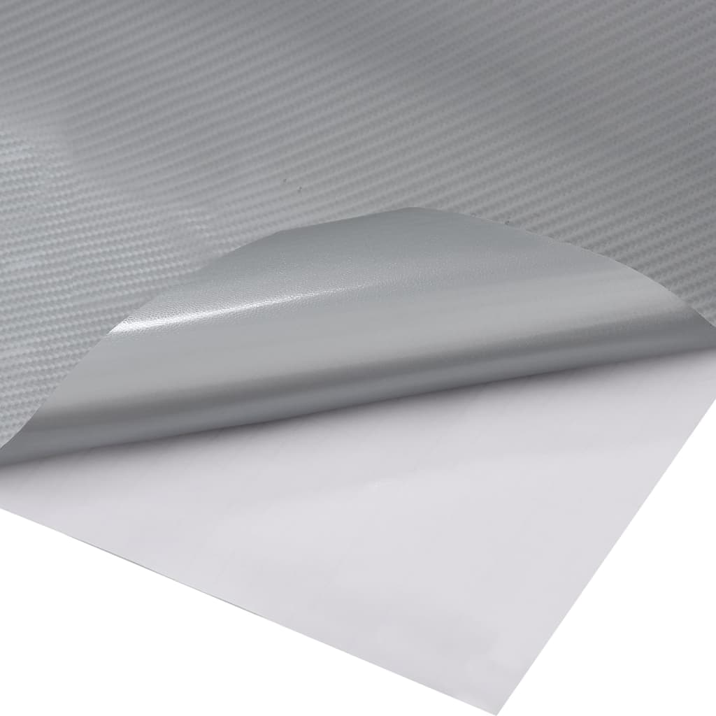 Pellicole per Auto 2 pz 4D Argento 100x150 cm