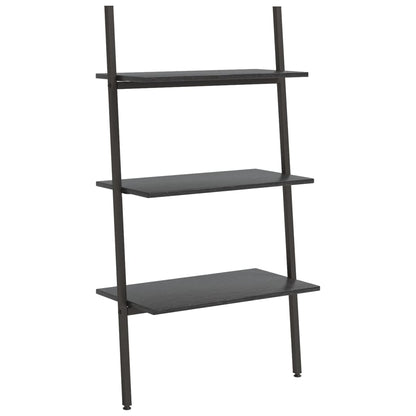 Scaffale Pendente a 3 Livelli Nero 64x34x116cm