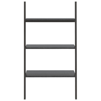 Scaffale Pendente a 3 Livelli Nero 64x34x116cm