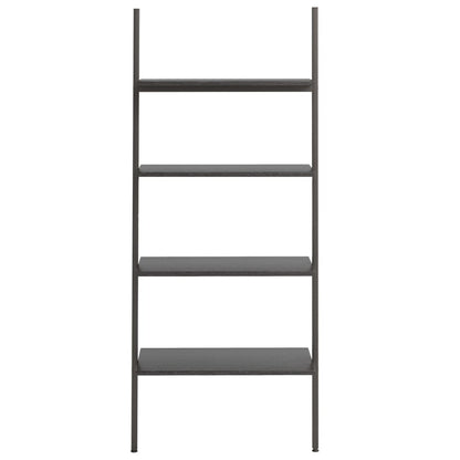 Scaffale Pendente a 4 Livelli Nero 64x34x150,5 cm
